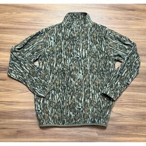 Drake Waterfowl Men's MST Camp 1/4 Snap Fleece Pullover Camo Hiking Sz L